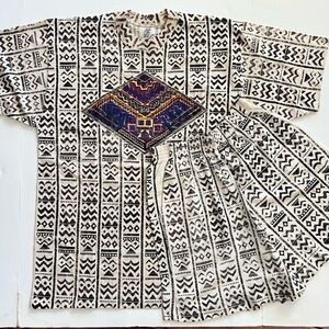 NEW 90’s VINTAGE GEOMETRIC T-SHIRT / SHORT SET